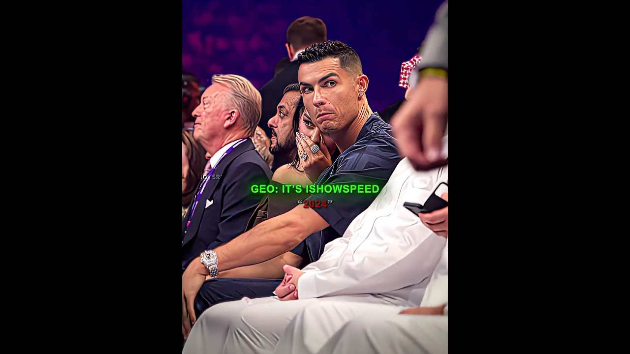Ronaldo Reacts to IshowSpeed’s Siuu 🔥☠️