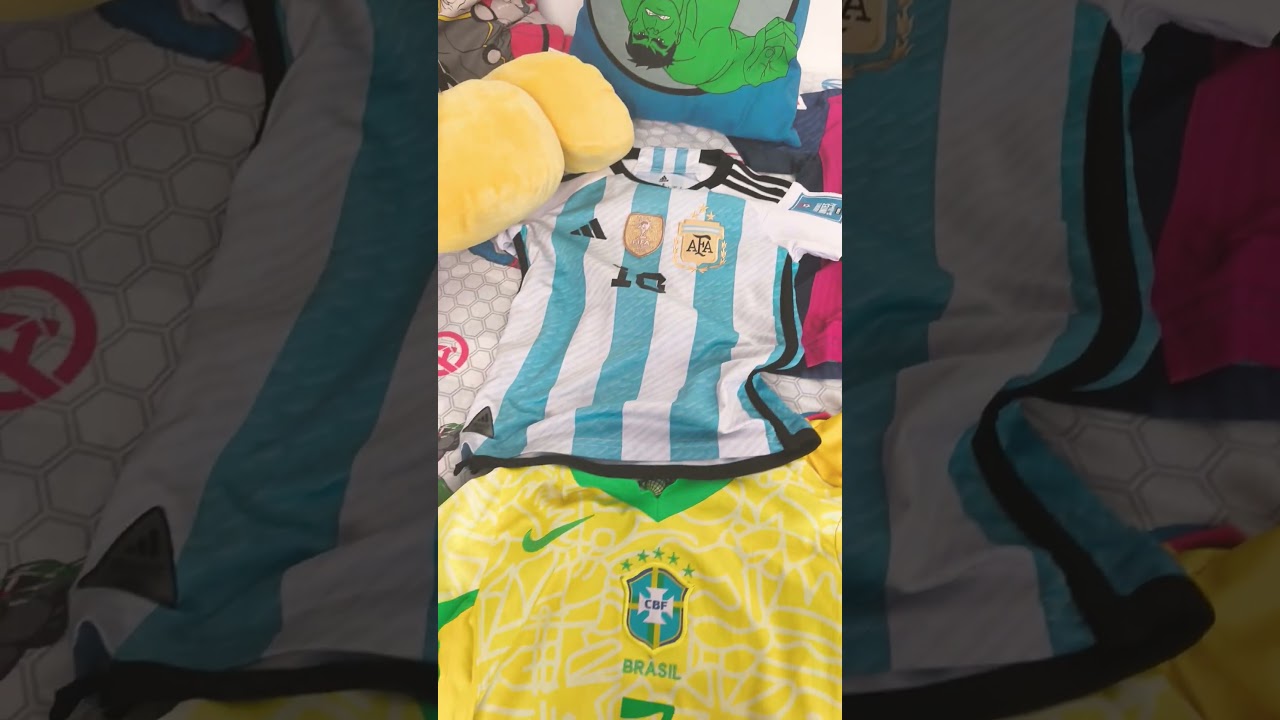 Tengo 10 camisetas de fútbol #camisetas #coleccion #futbol #tshirts