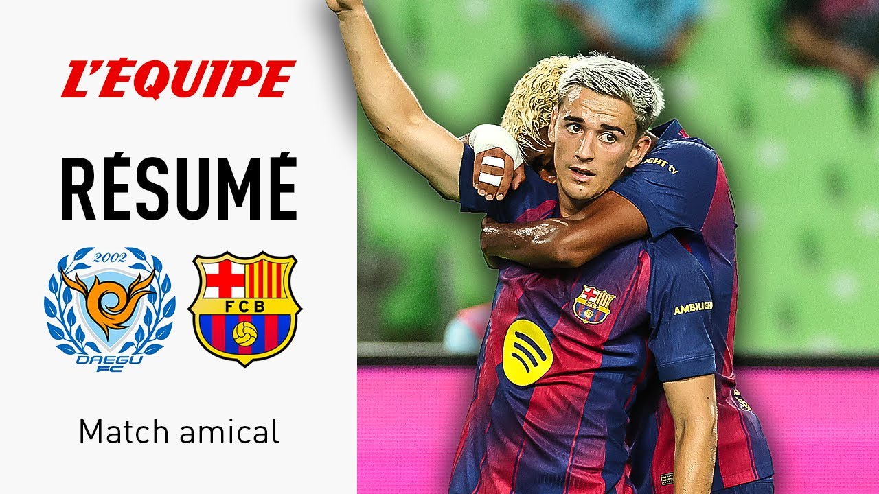 Football : Lamine Yamal étincelant, Rashford enfin buteur.. Le FC Barcelone colle une MANITA à Daegu