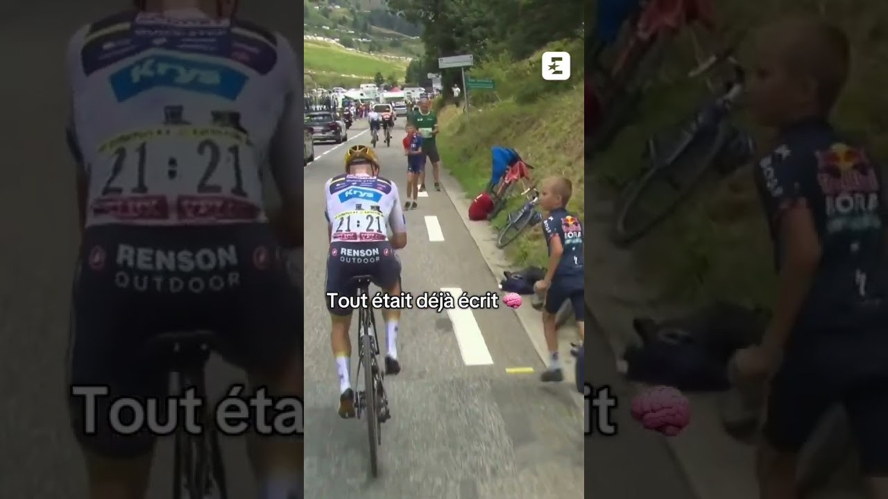 🚴🏻🧐 Remco Evenepoel avait-il déjà tout prévu selon vous ? #cyclisme #shorts #tourdefrance
