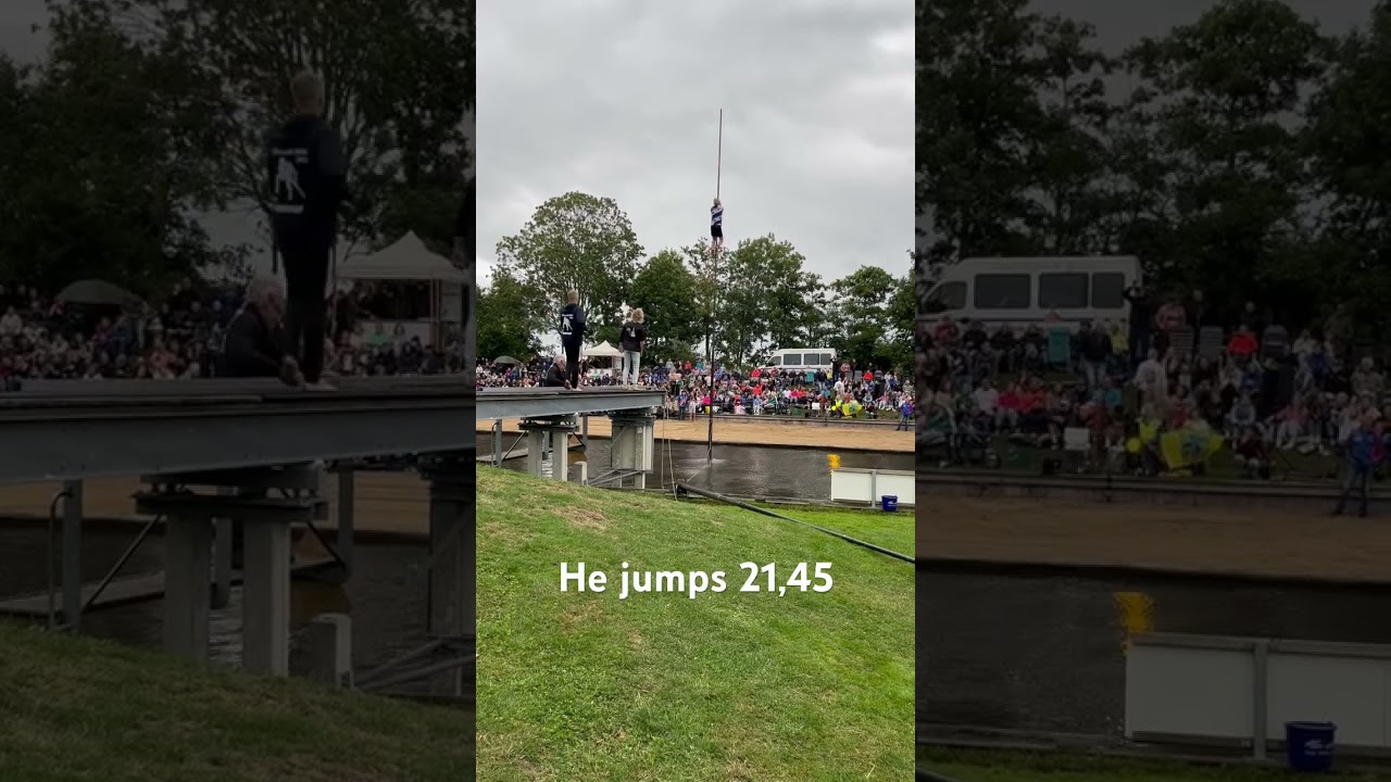 This is unbelievable Germ terpstra jumps 21,45m🤯 #fierljeppen #sports—-atekaastra