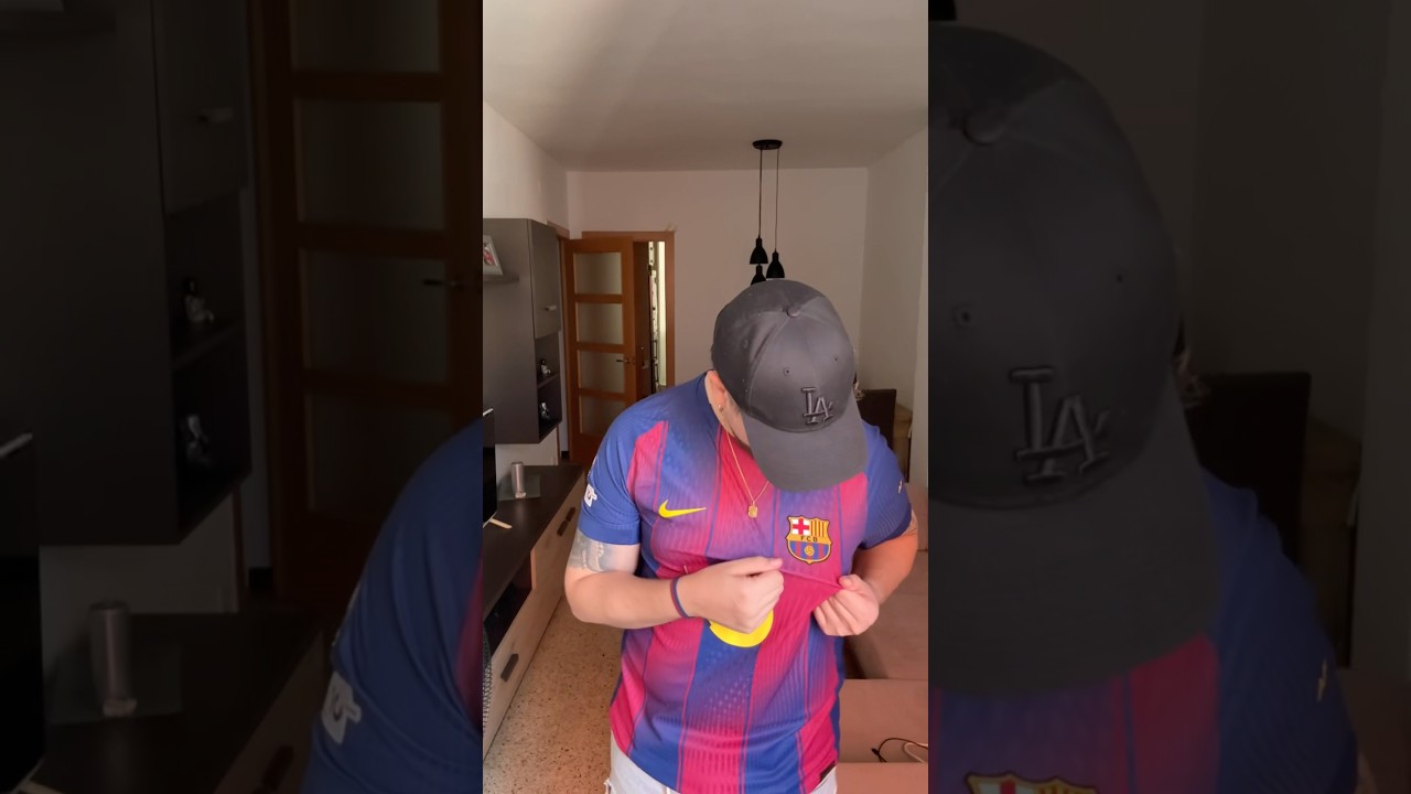 La nueva camiseta del Barça es… 😍😍😍 #fcbarcelona #parati #futbol #barça