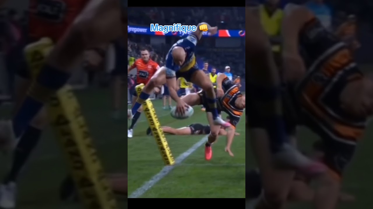 Quel geste technique incroyable pour marquer cet essai en coin 👊🔥#rugby #incroyable #sports #try