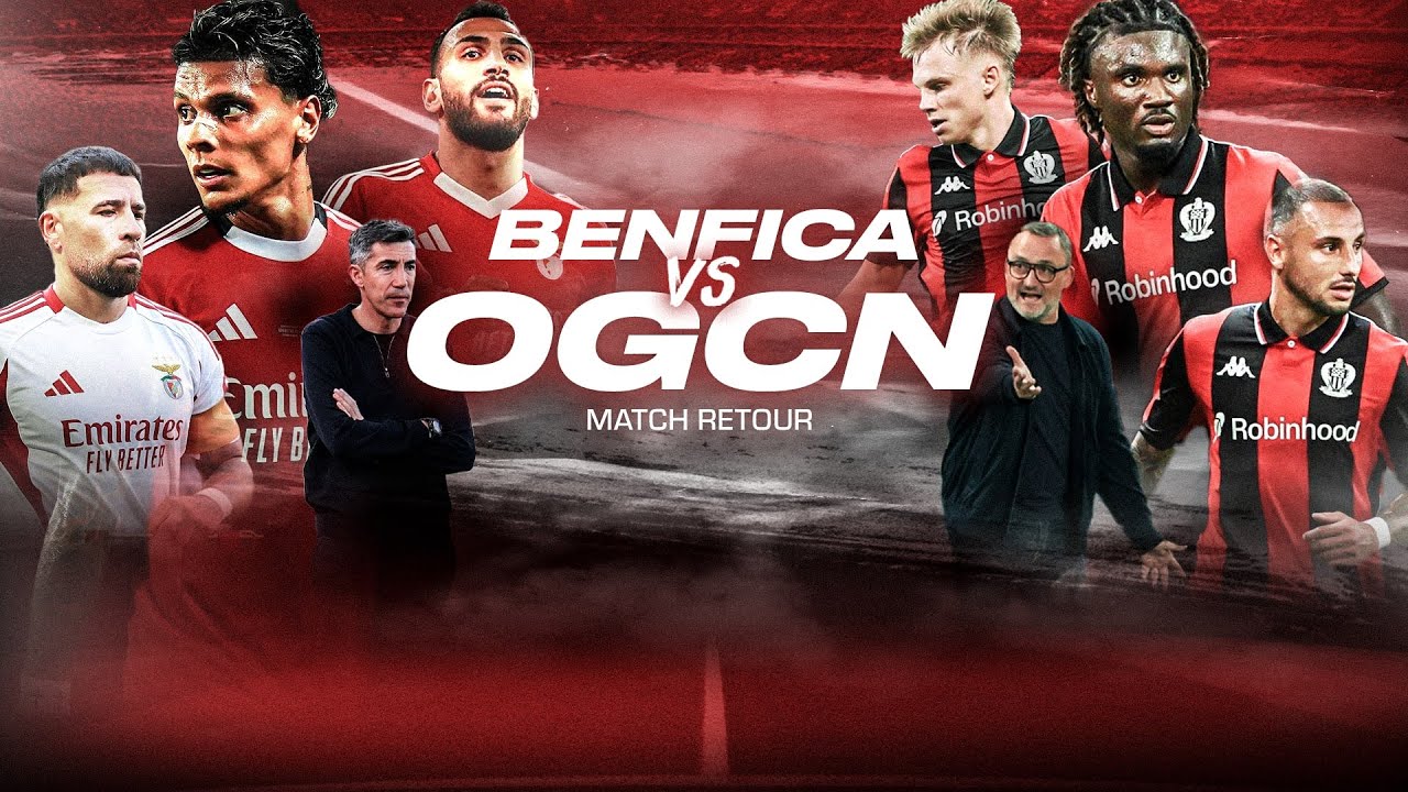 MATCH GRATUIT⚽ BENFICA vs OGC NICE (Retour) Qualif barrages LDC 🎙️ Sacha & Loïc au cast