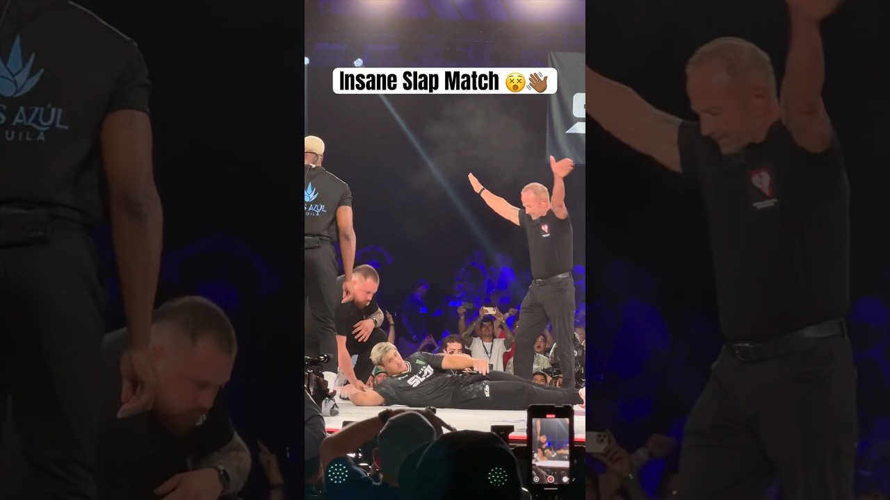 One of the most insane slap matches ive ever seen 👋🏾😵 #short #shorts #trending #viral #viralvideo
