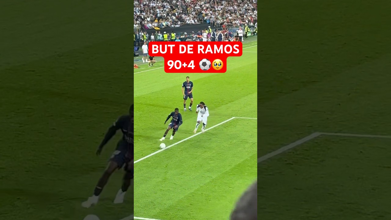 LES ÉMOTIONS ! MERCI LE FOOT ! MERCI PARIS ! ❤️💙 #psg #supercup #ramos #football
