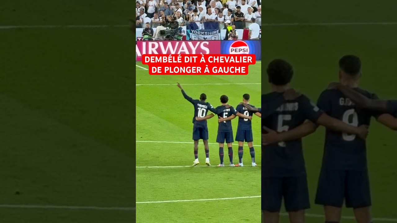 Merci Dembouz la voyante 🔮😂 #dembele #chevalier #psg #supercup