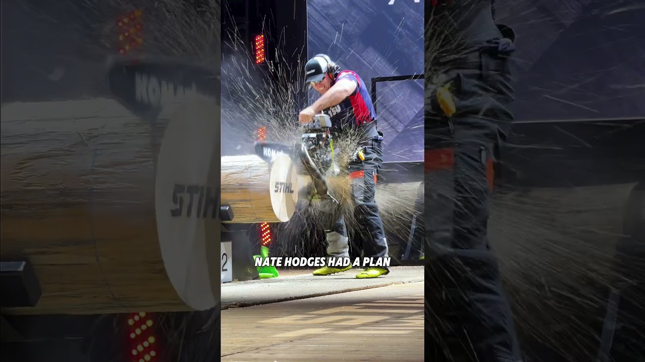 🚨 NEW HOT SAW WORLD RECORD 🚨 #hotsaw #extremesports #lumberjack #worldrecord