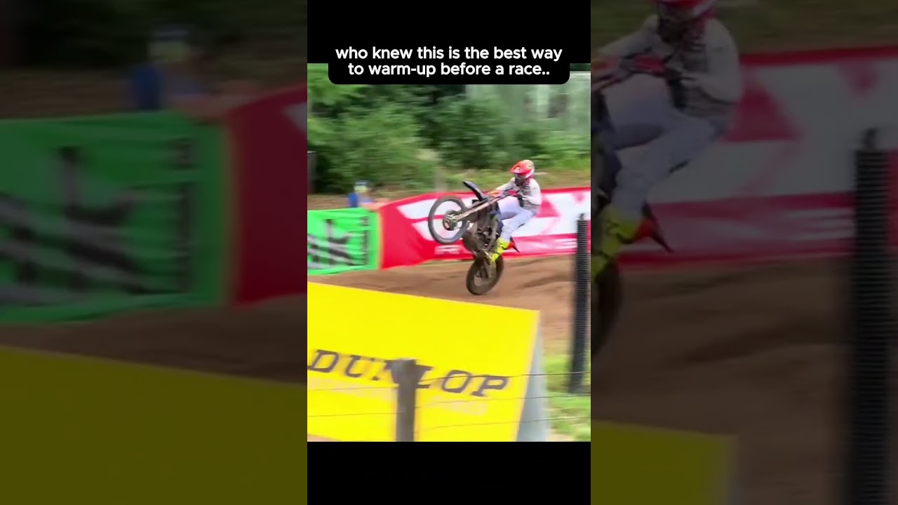 Haiden Deegan HUGE wheelie during Pro Motocross race 2025 Southwick #promotocross