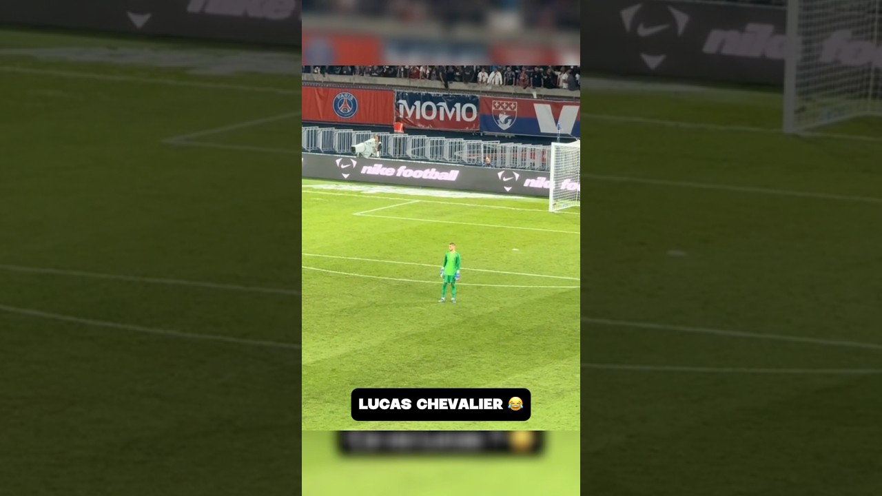 😂 Lucas Chevalier #football #footballshorts #psg #parissg #angerssco #lucaschevalier #humour #short
