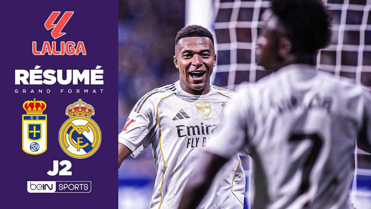 Résumé : DOUBLÉ de Mbappé, le Real Madrid enchaîne à Oviedo !