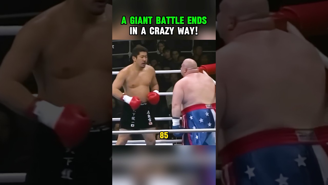 A Giant Battle ENDS In A CRAZY Way!#boxing