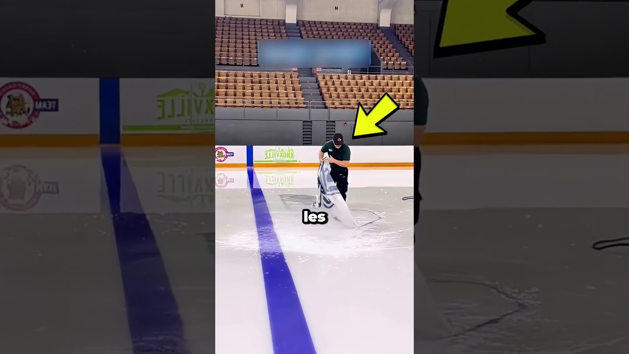 Voici le secret derrière la glace parfaite des patinoires !