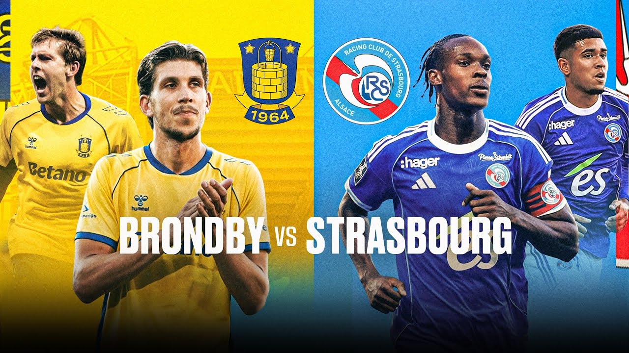 MATCH GRATUIT⚽BRONDBY V STRASBOURG : L’Europe ou rien ! Barrage retour UECL ! 🎙️Loïc Moreau & Sacha