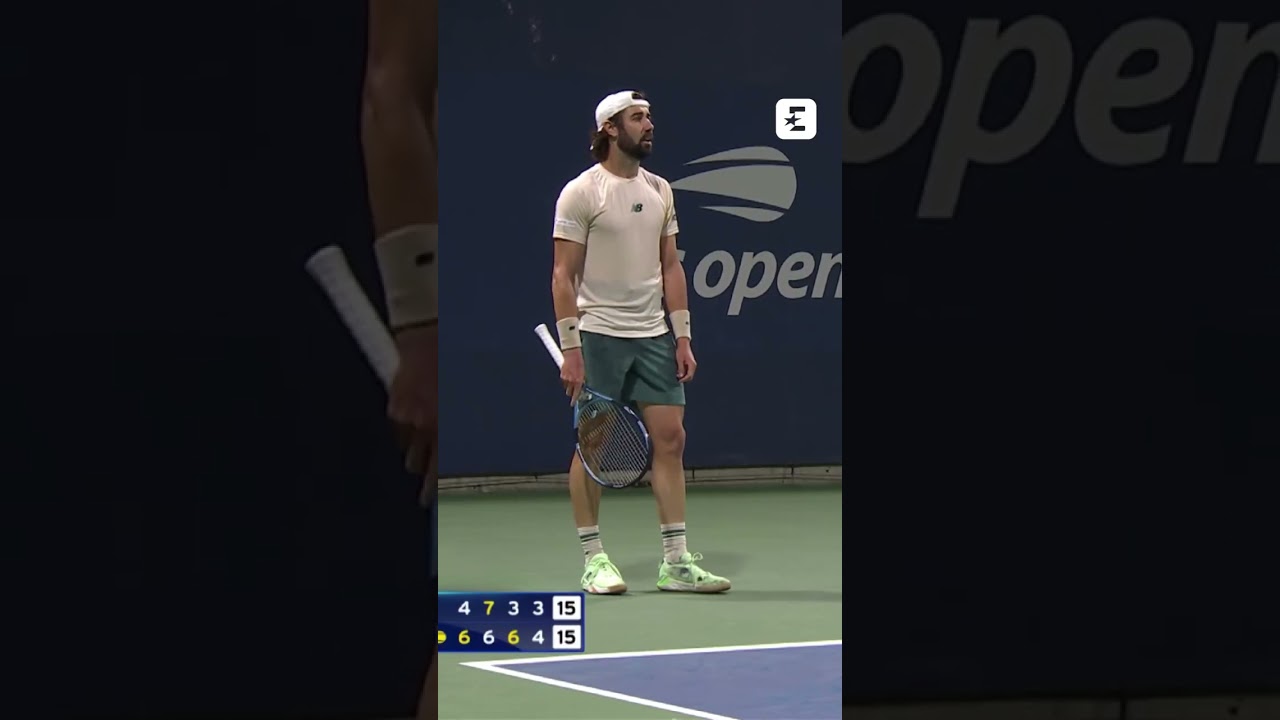 🎾 On a trouvé l’homme le moins concerné par ce qui se passe de tout l’US Open #shorts #tennis