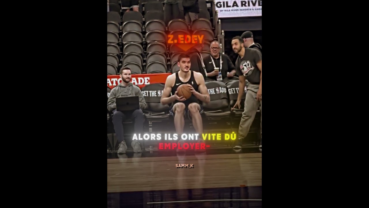 Il l’a réparé sans sauter 💀 #grizzlies #zachedey