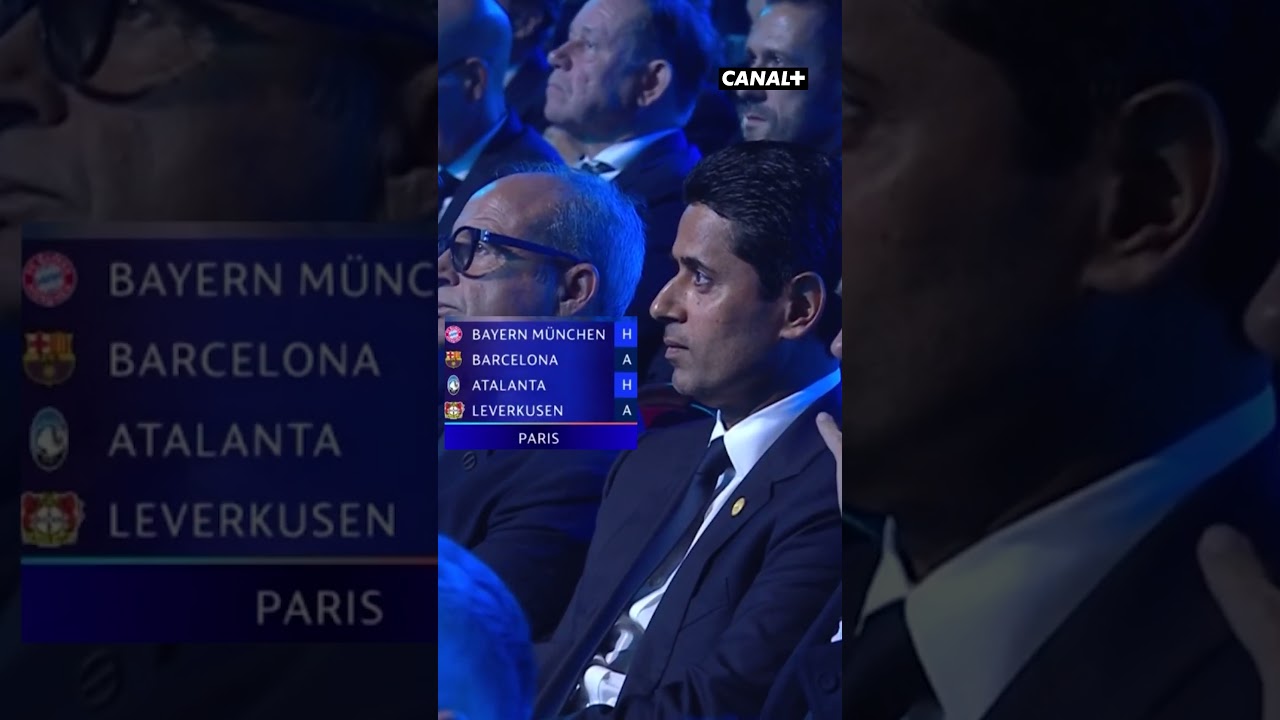 Le tirage du PSG !! 😱 #ucl
