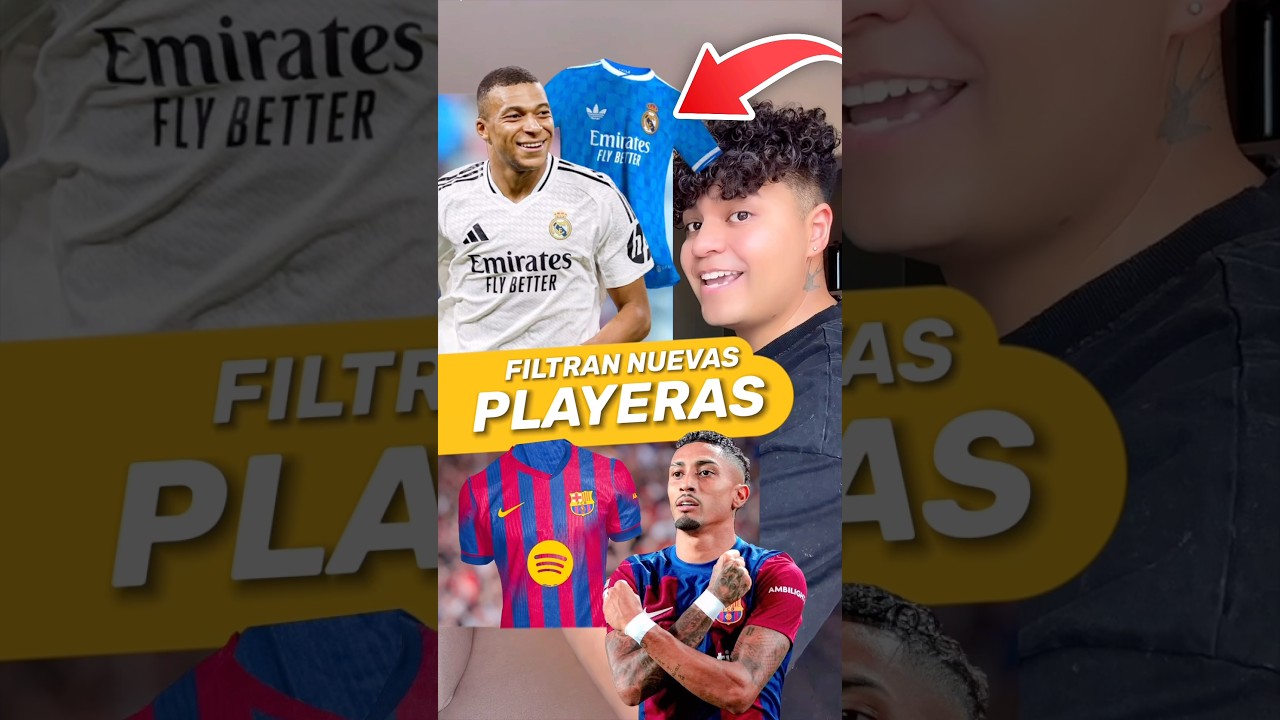 🚨 ¡Filtradas Las Nueva Camisetas del Real Madrid y Barcelona! 👕🔥