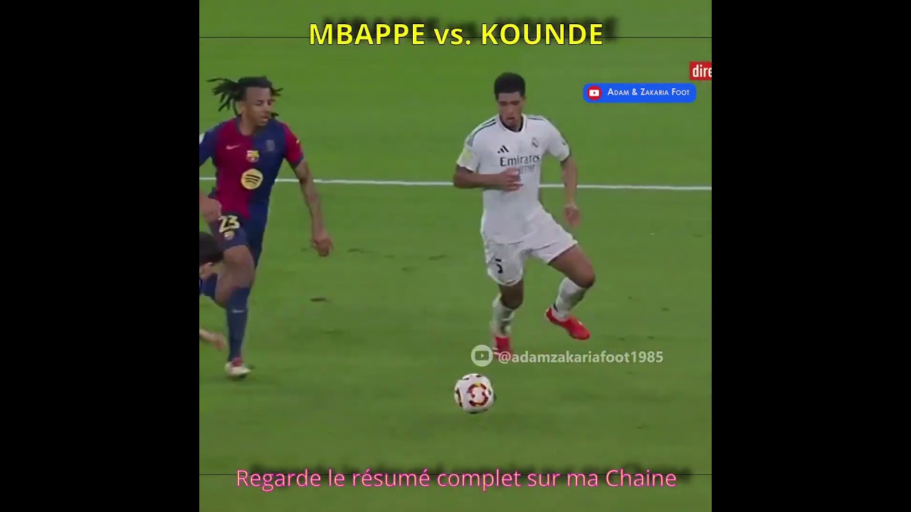 Quand Mbappé danse sur Koundé et régale Bellingham ! 😱👟 #Shorts