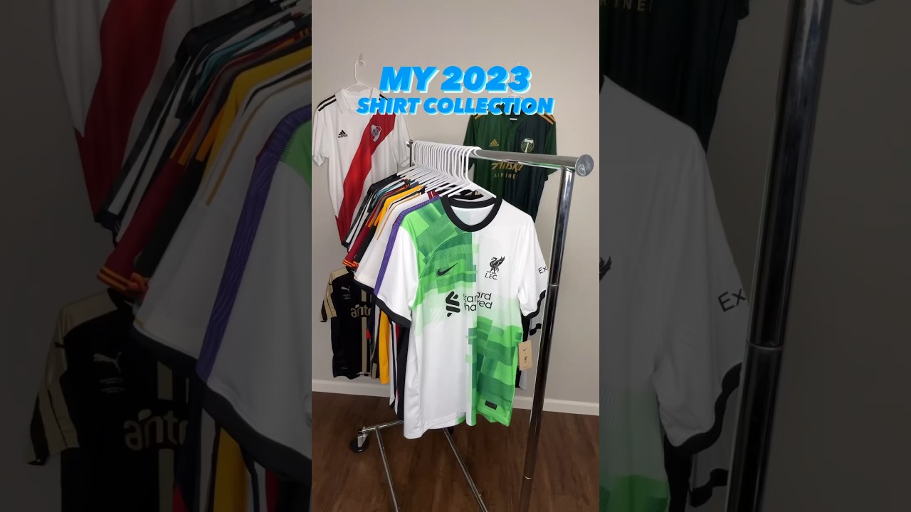 Mi colección de camisas de fútbol 2023 🤩 #football #footballkits #soccer