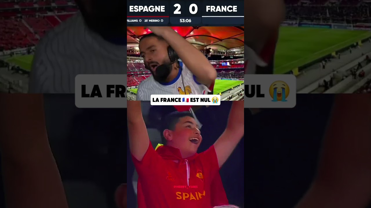 France Espagne, La France a perdu #france #espagne #football #lamineyamal #mbappe