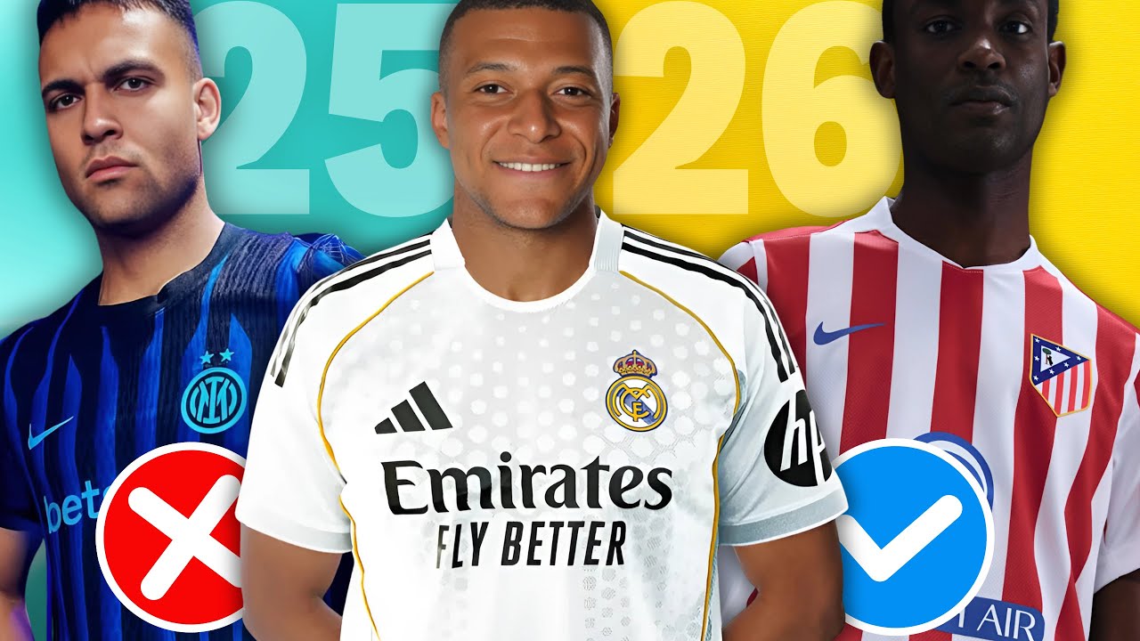 Estas Son Las Nueva Camisetas 2025/26 | Real Madrid, Inter, Atlético y Más