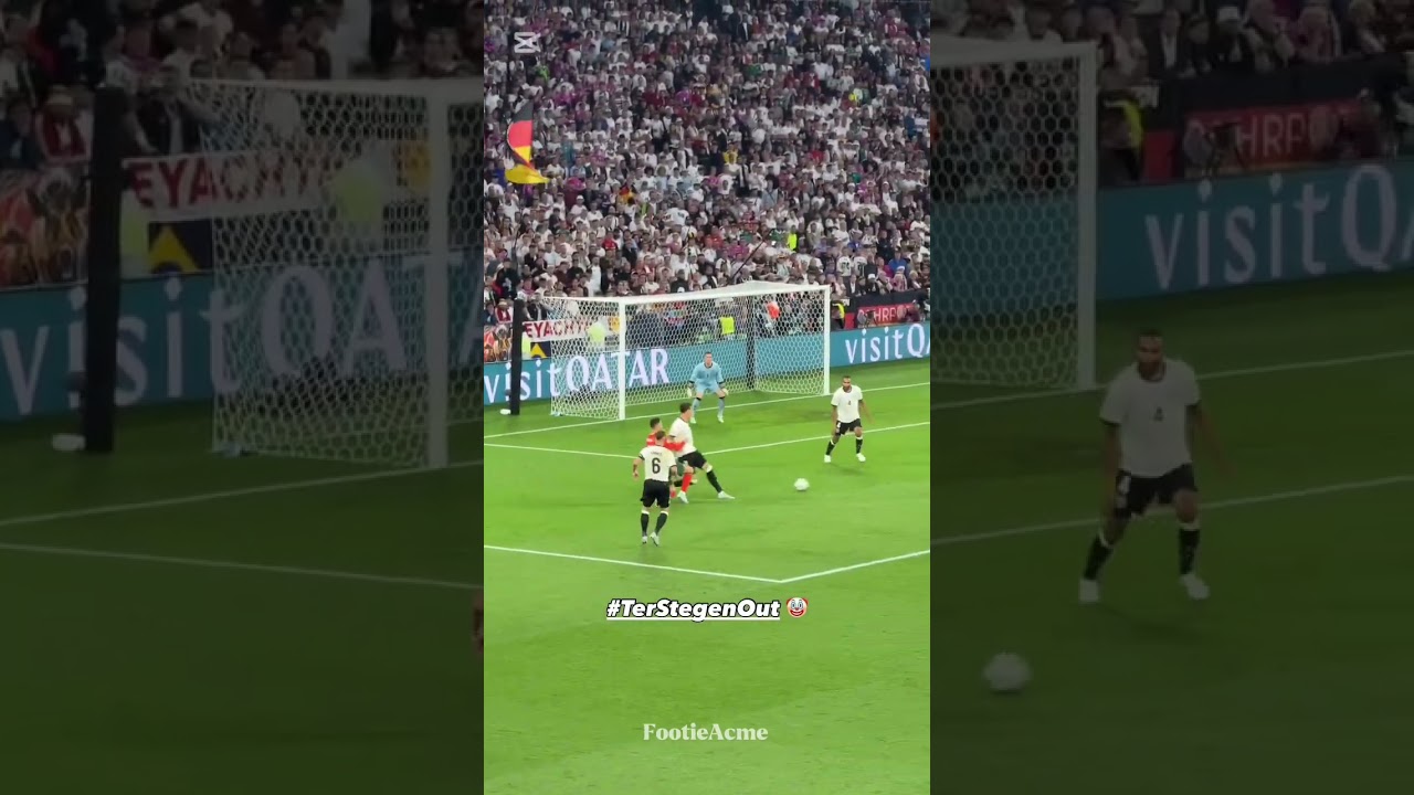 Ter Stegen’s INSANE Last-Minute Double Save vs Portugal! 🔥🧤 #NationsLeague