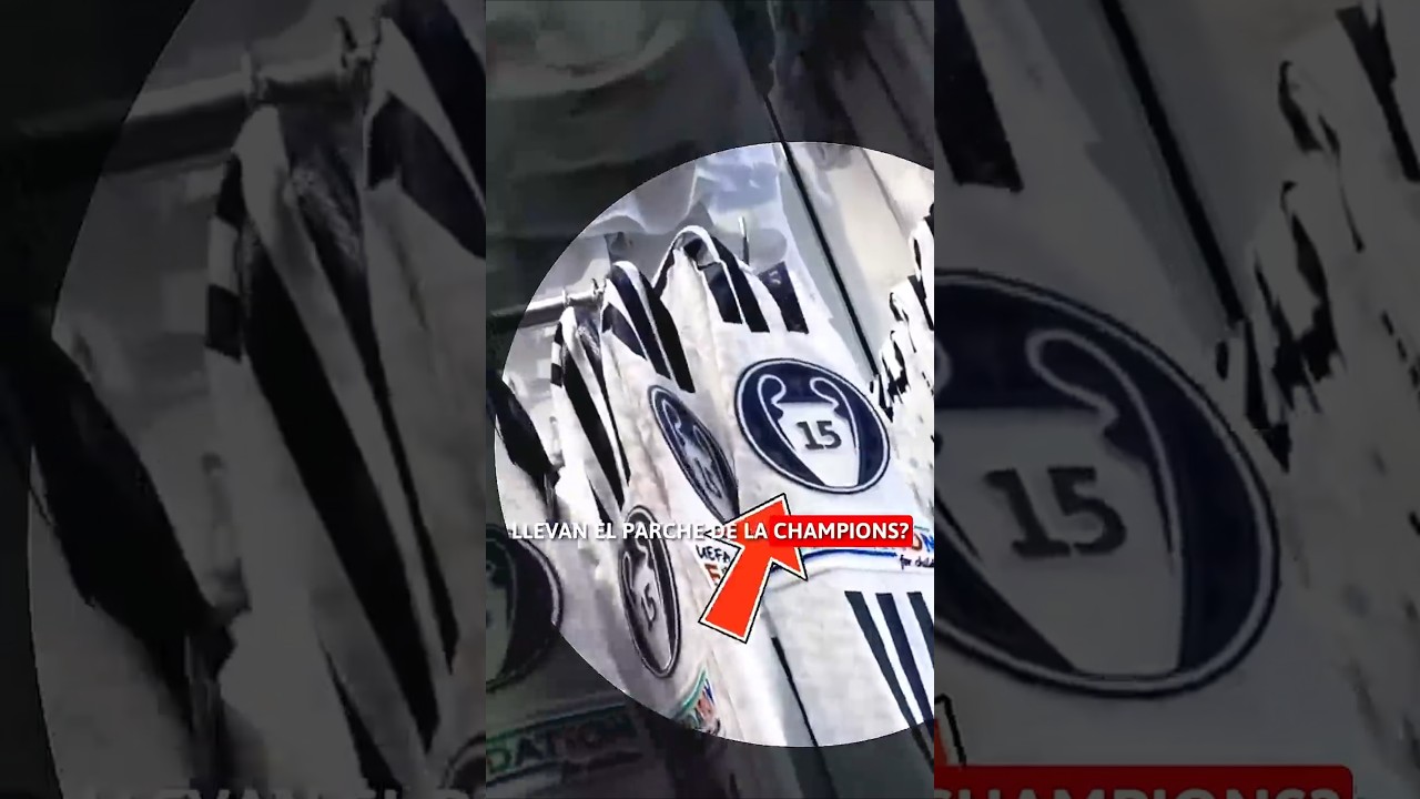 LOS PARCHES DE LA CHAMPIONS EN LAS CAMISETAS DE FUTBOL #futbol