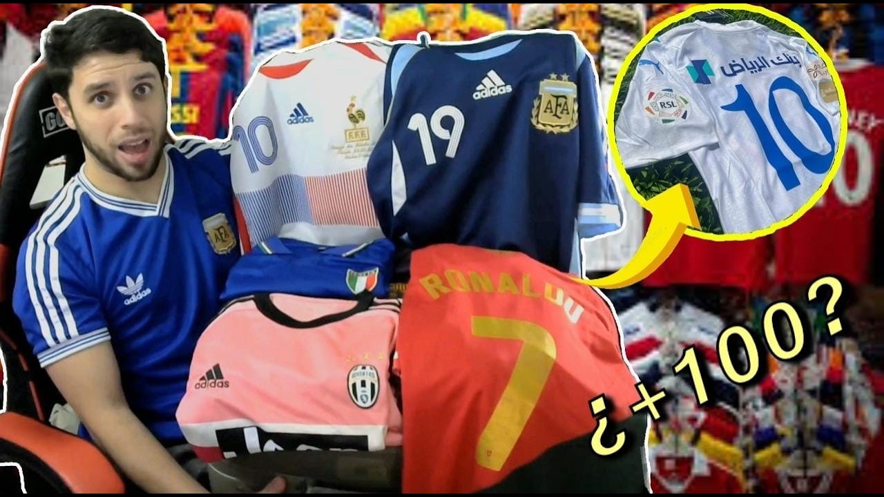 Todas mis camisetas de futbol ¿cuantas hijo?