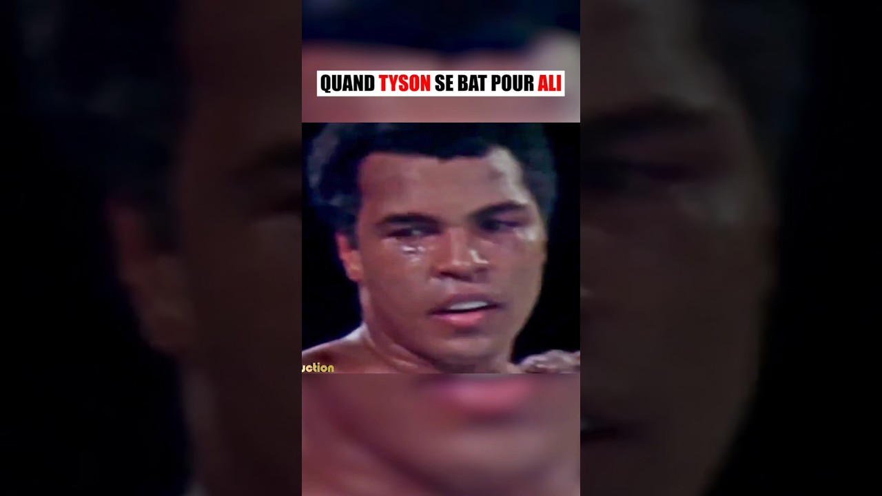 QUAND MIKE TYSON SE BAT POUR MUHAMMAD ALI ❤️ #shorts